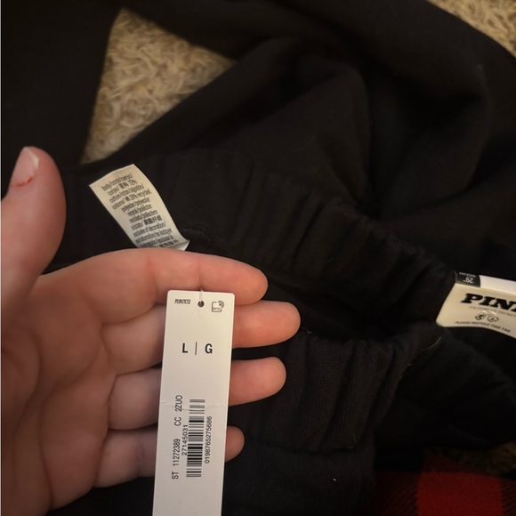 PINK Victoria's Secret Black Kids Joggers - Picture 6 of 6